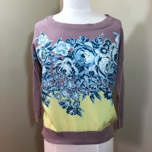 American Eagle floral shirt silk